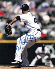 Brandon League Seattle Mariners Signed 8x10 Photo PSA