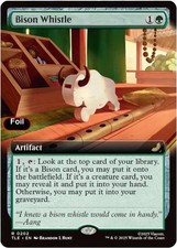 Foil Bison Whistle (Extended Art) - 202 - NM - Avatar: The Last Airbender: Et...
