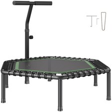 Uimoso 54.5" Mini Indoor Fitness Trampoline with Adjustable Handle