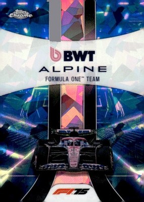 2025 Topps Chrome Sapphire Edition Formula 1 BWT Alpine Formula One Team LOGO