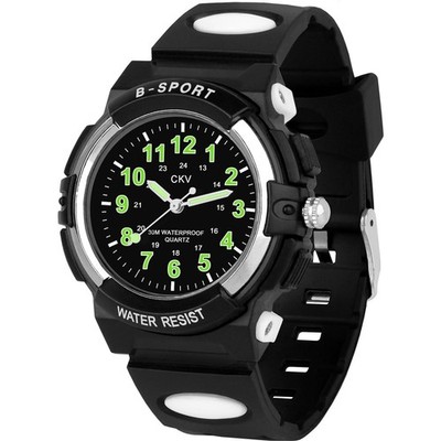 CKV Kids Watch for Boys Girls Ages 5-12, Waterproof Time Teacher Easy to Read...