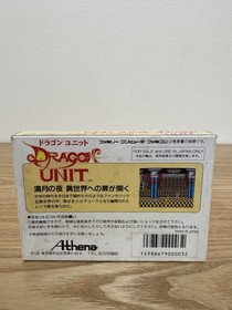 [Rare] Dragon Unit Nintendo Famicom NES Athena 1990 Japan CIB Boxed Tested
