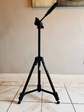 Rokinon T60 Camera Video Tripod Fluid Head Pan Tilt Heavy Duty