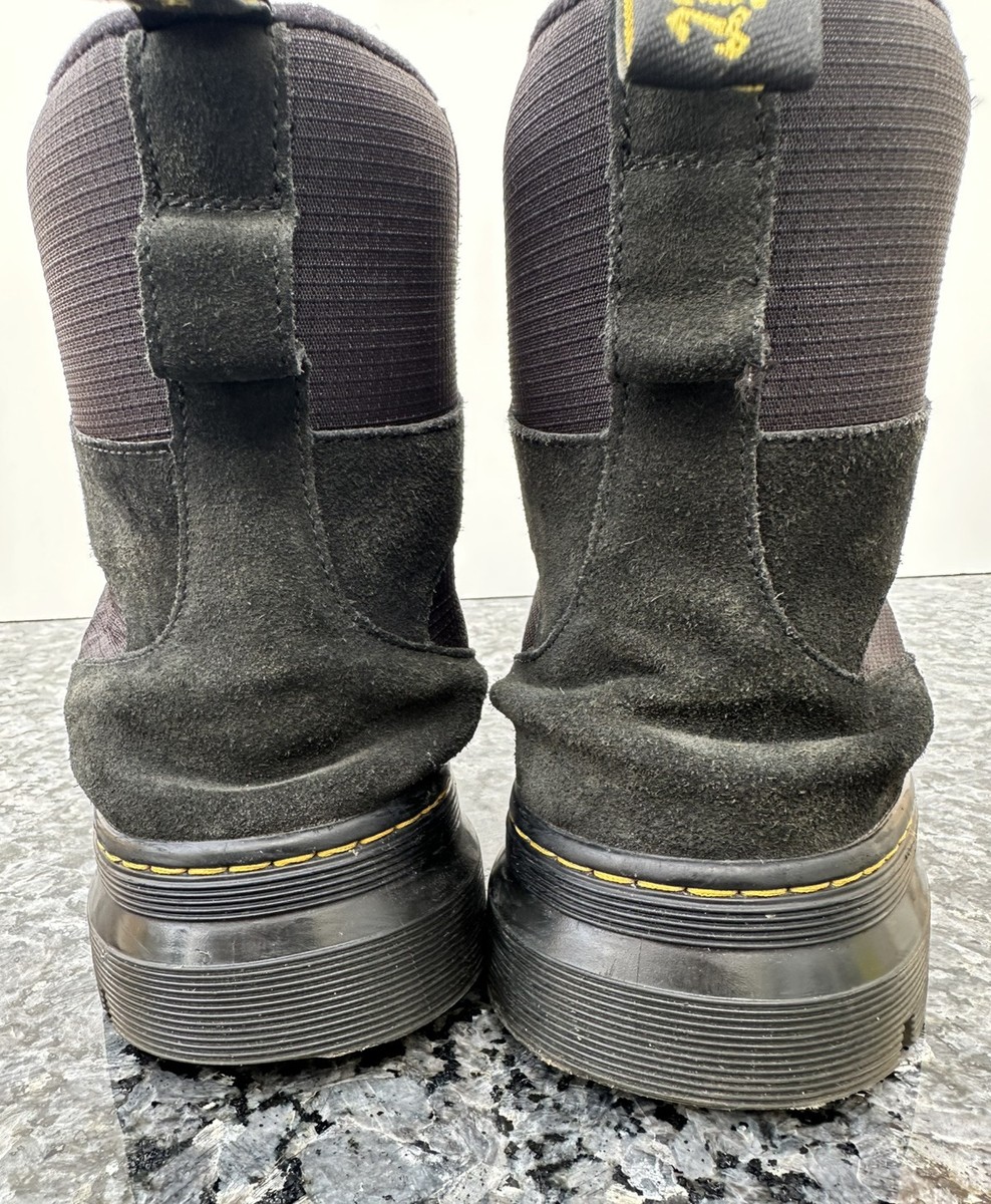 Dr. Martens Combs Tech II Boots Black Size Men’s Size 12 Damaged Lace Combs Tech II Poly Casual Boots in Black | Dr. Martens main image 4