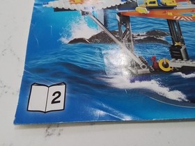 LEGO CITY: Coast Guard Platform Instruction Manual  Only Set 4210