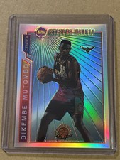 96-97 Topps Mystery Finest Dikembe Mutombo Refractor Super Team #M11 Hawks