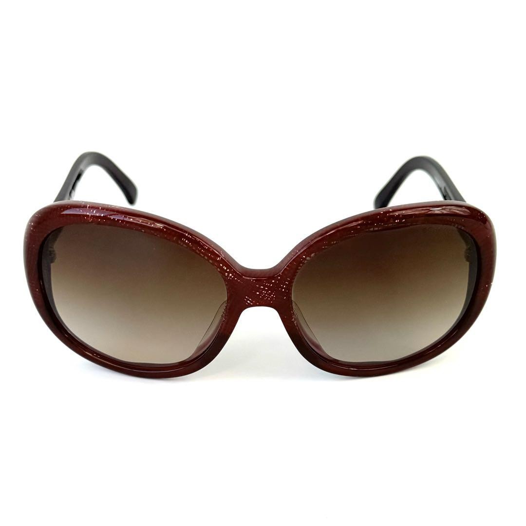 Chanel 5189 Coco Mark Gradient Red Sunglasses Excellent Condition  