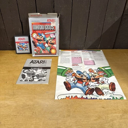Mario Bros.  Complete in Box  1983 Atari  2600  Tested Nintendo