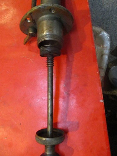 VALVOLA VINTAGE OTTONE motore a vapore - pomello legno - sfiato 3 posizioni,serratura,pompa - Foto 11 di 11