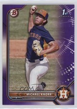 2022 Bowman Draft Purple 194/250 Michael Knorr #BD-120 0q3