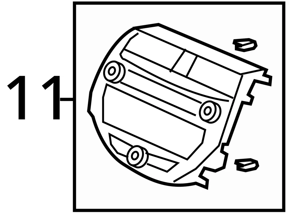 Panel central Honda Accord 2010 77250-TA0-A31ZA - NUEVO OEM Foto 4 de 4
