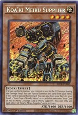 Yu-Gi-Oh! Koa'ki Meiru Supplier BLCR-EN080 Secret Rare Karte TCG Englisch
