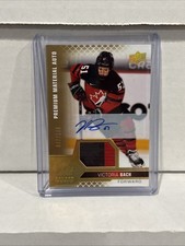 Victoria Bach 047/199 Auto Patch 2022 Team Canada Juniors 