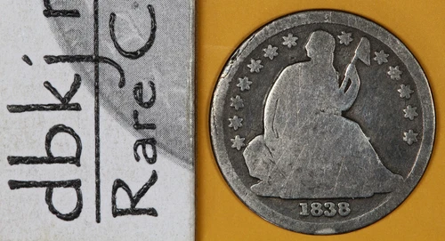 1838-P Seated Liberty Dime — photo from the most recent tracked eBay sale
