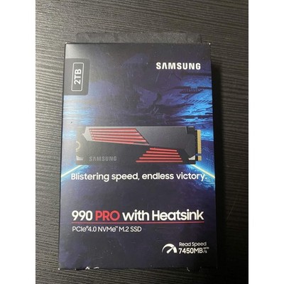 Samsung 990 PRO 2TB PCIe 4.0 NVMe M.2 SSD w/ Heatsink (Sealed)