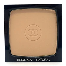 Chanel BEIGE MAT - NATURAL Purete Mat Shine Control Pressed Powder spf 15 .47 oz