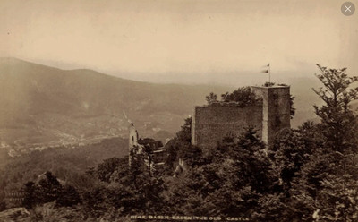 Deutschland - Baden Baden - Originalfotografie Ende 19. Jahrhundert