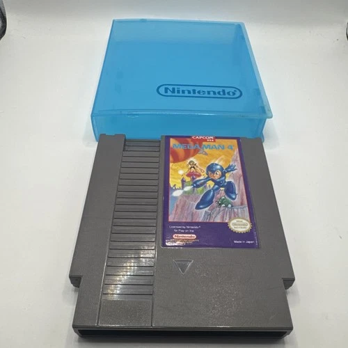 Mega Man 4 Nintendo NES Authentic & Clean Cartridge Only - Tested