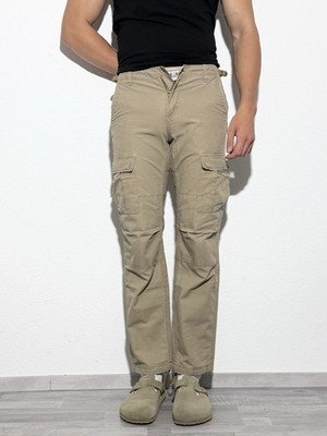 Carhartt WIP Aviation Pants Cargo Hose Jeans Beige W30L32 Gr L