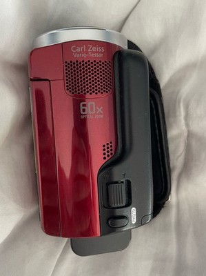 Sony Handycam DCR-SR47 Red Digital Video Camera With Battery