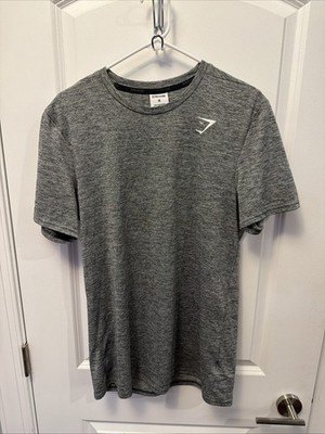 Gymshark Men's Performance Short Sleeve, Dark Gray,  Size Medium