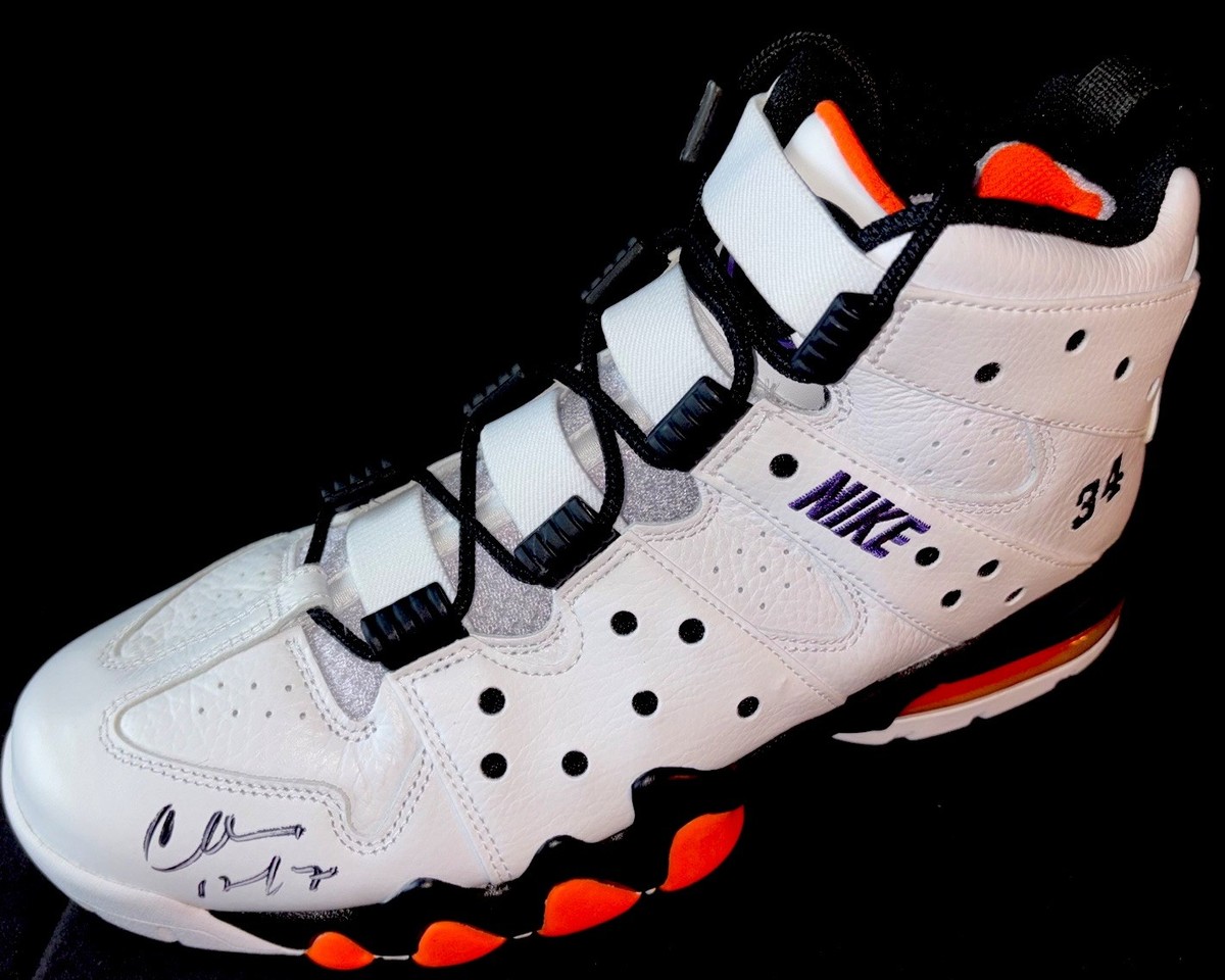 CHARLES BARKLEY PSA/DNA SIGNED AUTOGRAPH NIKE AIR MAX2 CB 94 SHOE
