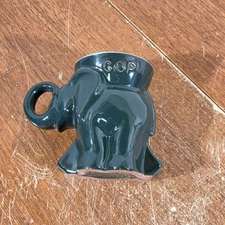 Vintage Frankoma GOP Republican Elephant Mug 1993