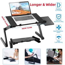 ❤️360° Adjustable Laptop Table Stand Lap Sofa Bed Tray Foldable PC Notebook Desk
