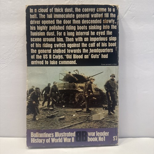 BALLANTINE'S ILLUSTRATED HISTORY, WAR LEADER BOOK #1 "PATTON" - Picture 2 of 7