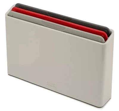 Joseph Joseph Duo 3-piece Chopping Board Set with Case (Regular) - Grey