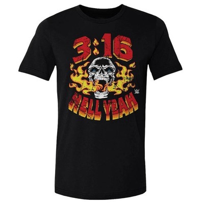 WWE Steve Austin Black T-Shirt , Stone Cold Hell Yeah