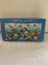 Gibson Butterflies & Blooms 636 Pieces Jigsaw Puzzle Used Complete