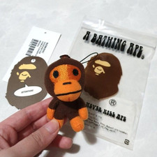 BAPE Baby Milo Plush Keychain   Authentic A Bathing Ape Charm   New With Tags