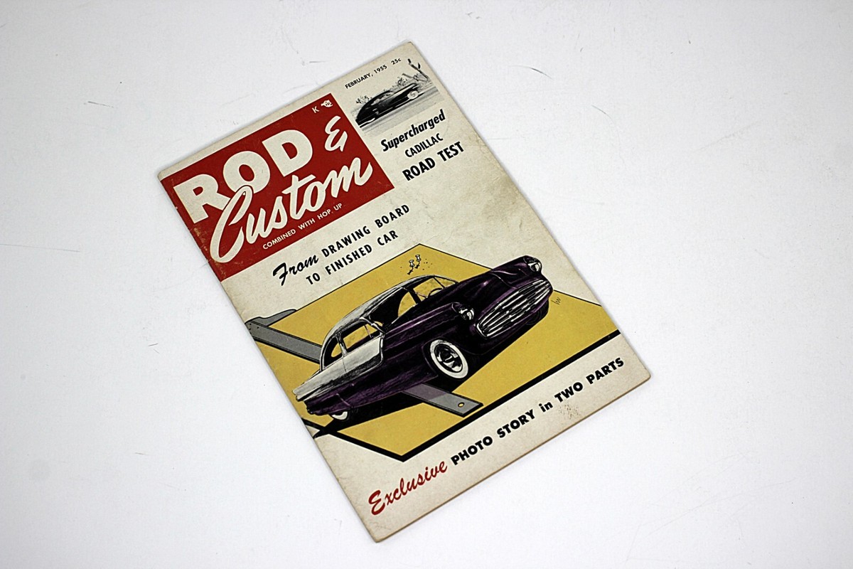 ROD & CUSTOM Magazine February 1955 Custom Sports Cars | eBay