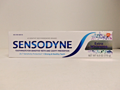 Sensodyne Extra Whitening Toothpaste for Sensitive Teeth - 6.0 Ounces (1 Tube)