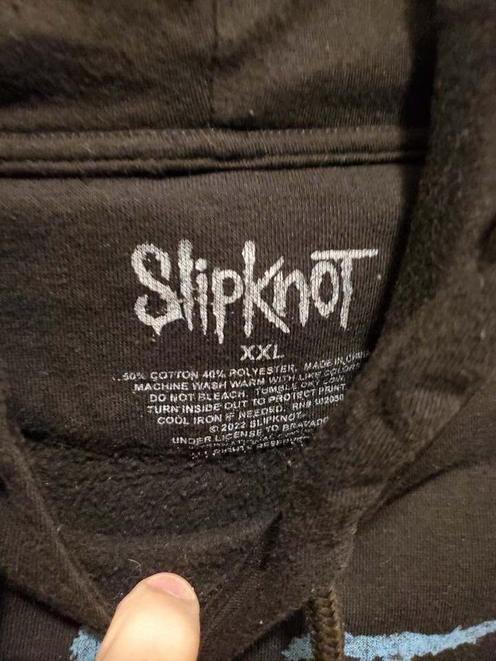 Slipknot Band Group Portrait & Barcode Number Hoodie SZ 2XL Used eBay