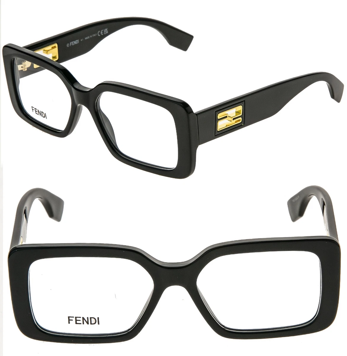 Fendi Black Square Eyeglass Frames for sale | eBay display picture 1