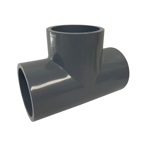 ERA 1-1/2" CPVC Straight Tee Schedule 80 Socket Fitting High Temp