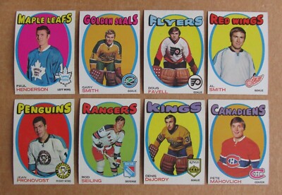 1971-72 TOPPS HOCKEY CARD SINGLES COMPLETE YOUR SET PICK CHOOSE UPDATED 5/26