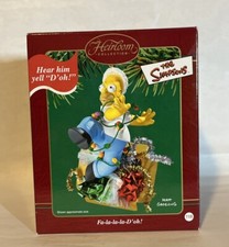 Carlton Cards 2003 Heirloom Fa La La La D'oh Homer Simpson Christmas Ornament