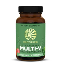 Sunwarrior, Plant-Based Multi-V, 30 Vegan Capsules