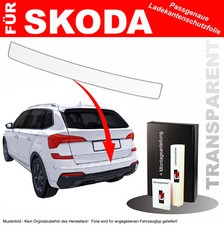 Lackschutzfolie Ladekantenschutz für Skoda Kamiq ab 2024 Facelift Transparent