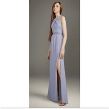 NWT Vera Wang White Halter  Bridemaid Dress  Size 10