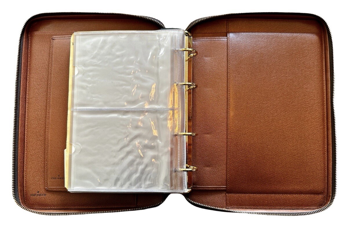 カレンダー・スケジュール LOUIS VUITTON TEMPOREL2015 LOUIS VUITTON Monogram Voyage Zipper Agenda Planner | eBay