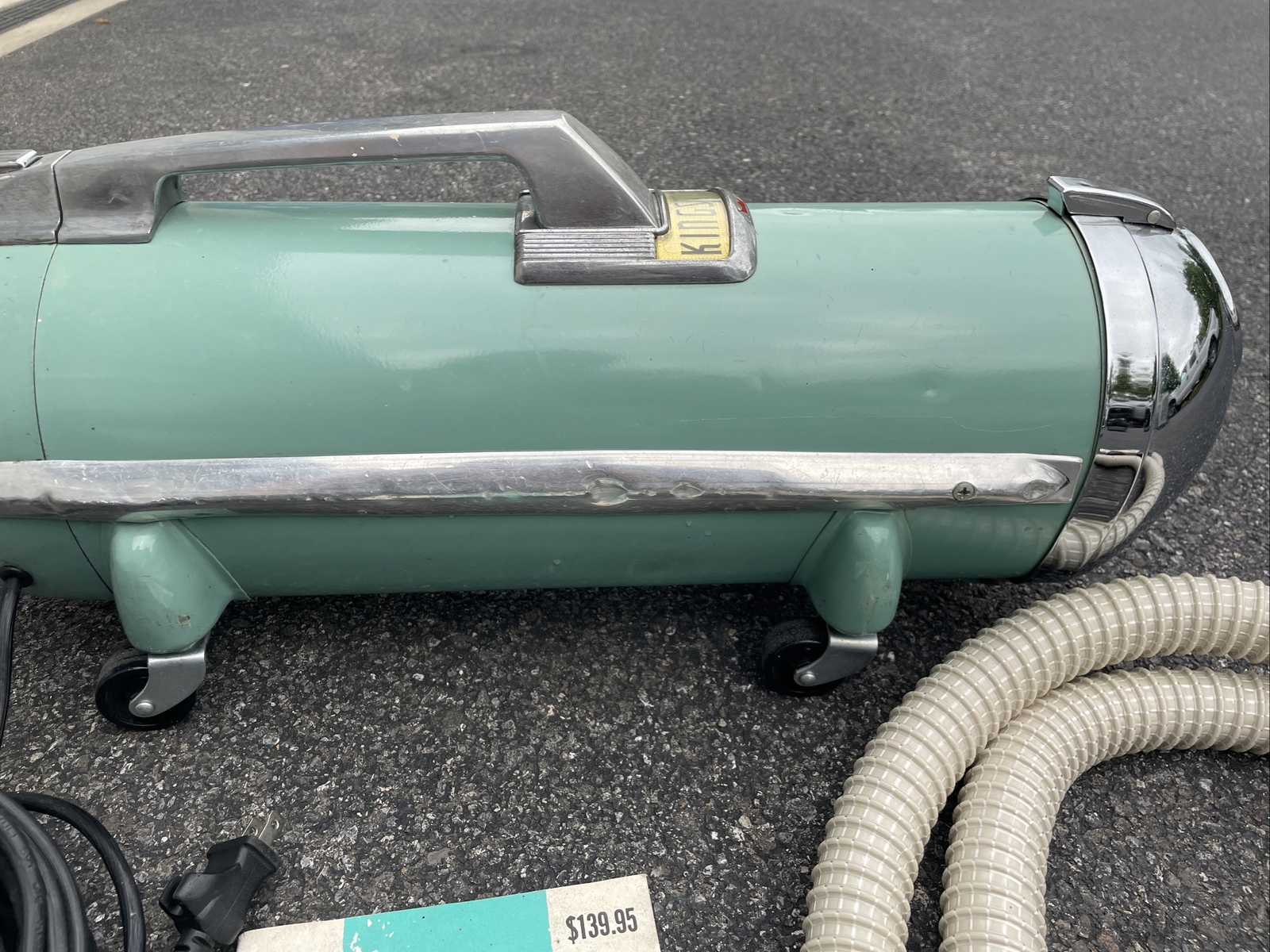 Vintage Working Kingston Canister Vacuum Cleaner 1960s Baby Blue eBay