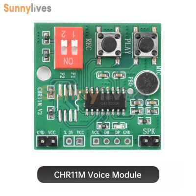 35s Recordable Voice Module Musical DIY Greeting Card Box Support External Flash