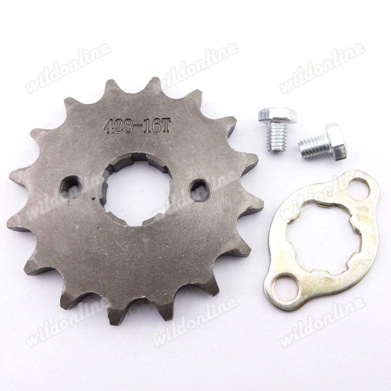 Motor Ritzel 16 Zähne - Passend Für Gleichstrommotoren | 420 Modell Kettenrad Für Motorrad & Dirt Bike