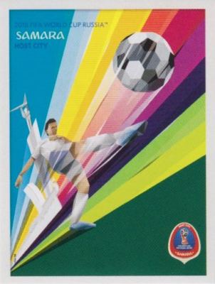 Panini Sticker Fußball WM 2018 Russia Nr. 29 Samara Poster Spielort NEU Bild 029