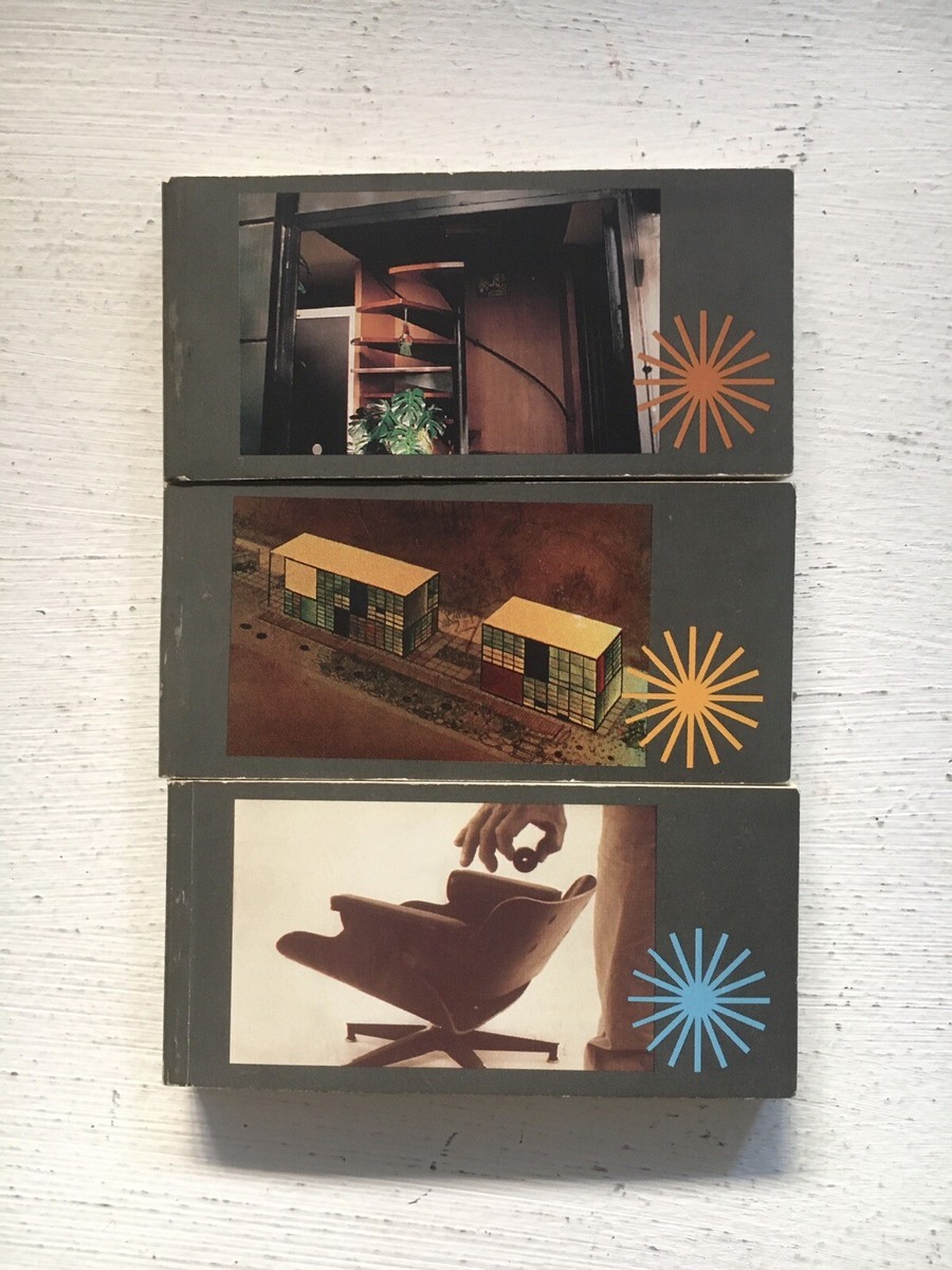 Eames 3 Flipbooks Rare : House Construction, Eames House Fliptour