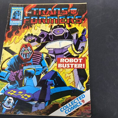 TRANSFORMERS BRITISH WEEKLY SUMMER SPECIAL COLLECTED COMICS #9 MAY 1988 MARVEL
